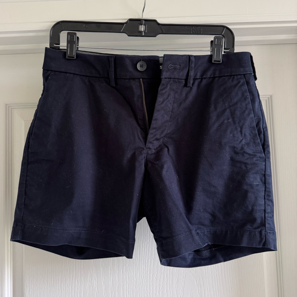 Men's Navy Chino Shorts